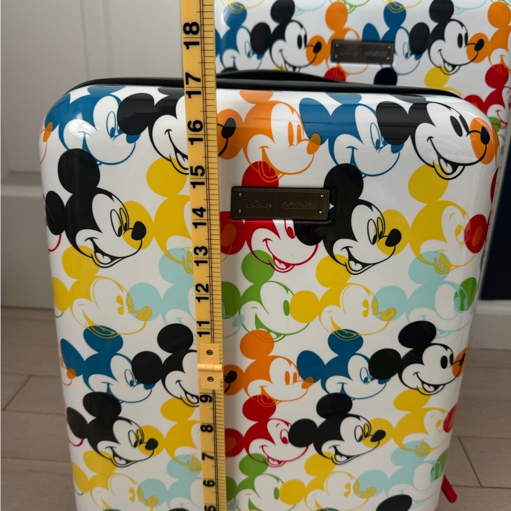 American Tourister 2pc Disney Mickey Mouse Multicolor Hard-Side Carry-On